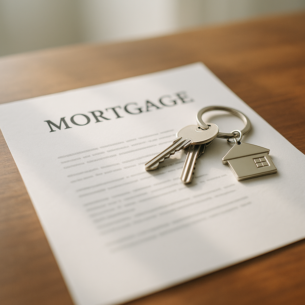 Mortgage documents and house keys representing housing market predictions 2026 for buyers
