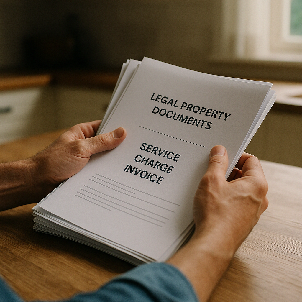 Leaseholder reviewing service charge documents as part of the ongoing leasehold reform UK 2026 debate
